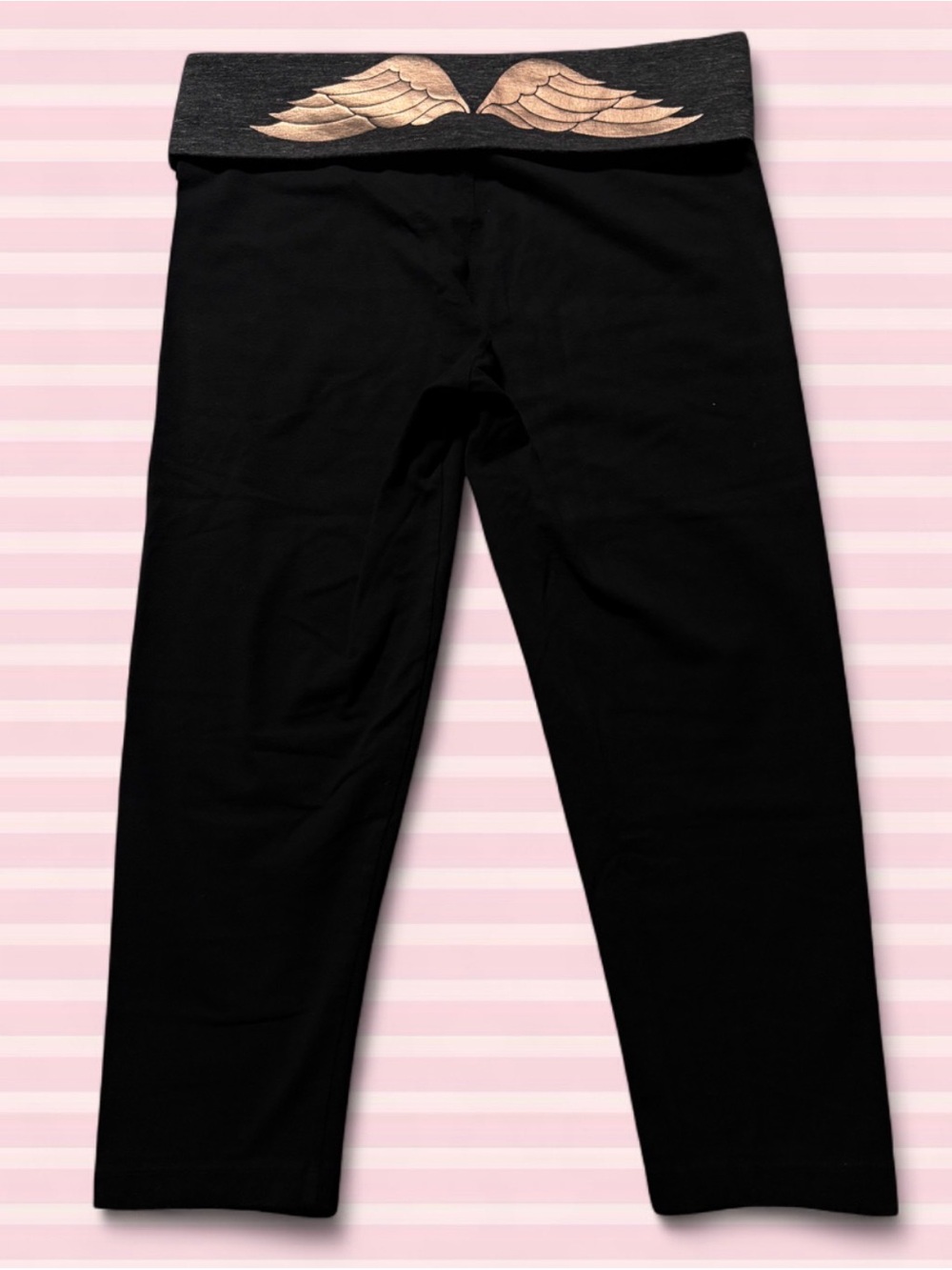 Vintage Victoria’s Secret Y2K Angel Wing Capri Leggings
